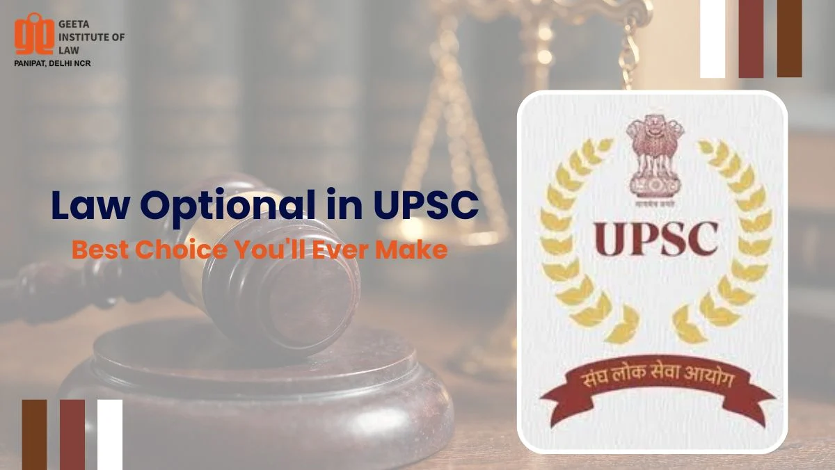 Law Optional in UPSC — A Hidden Gem for Top Law College Students