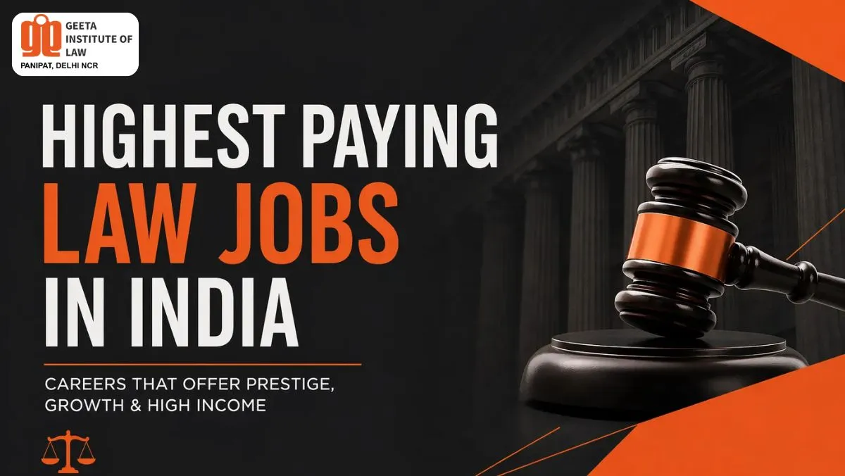 Highest paying law jobs in India 2026 — top legal roles, companies and salary packages