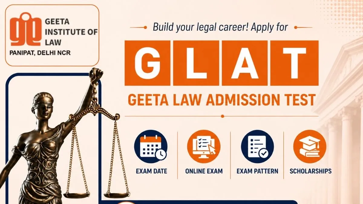 Geeta Law Admission Test (GLAT) 2026 — Geeta Institute of Law Panipat Haryana official entrance exam