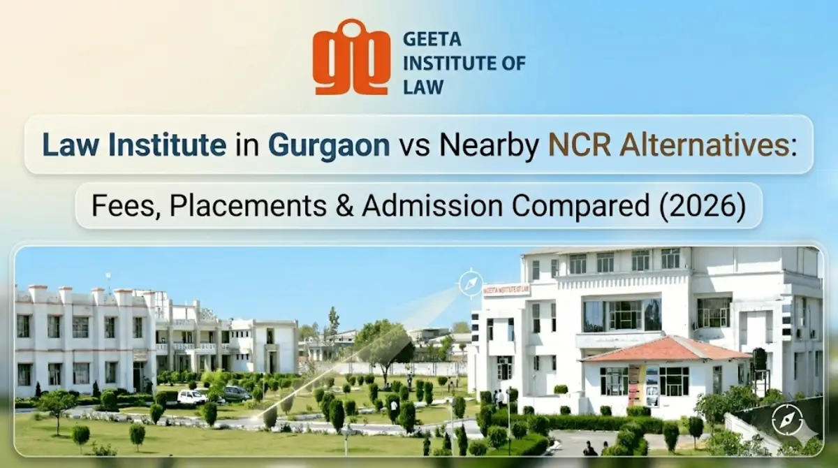 Law institute in Gurgaon vs NCR alternatives - fees and placement comparison 2026