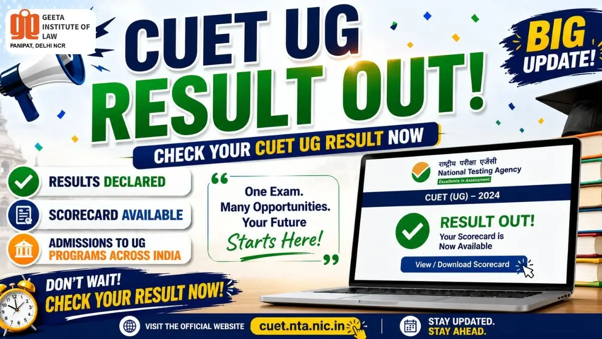 CUET UG Result 2026 Out: Check Your Scorecard