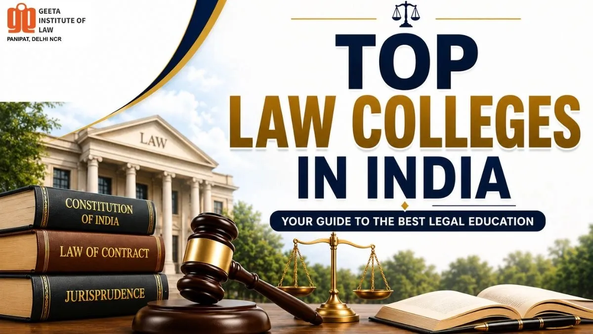 Top ten law colleges in India 2026 — NLUs, private and government institutions