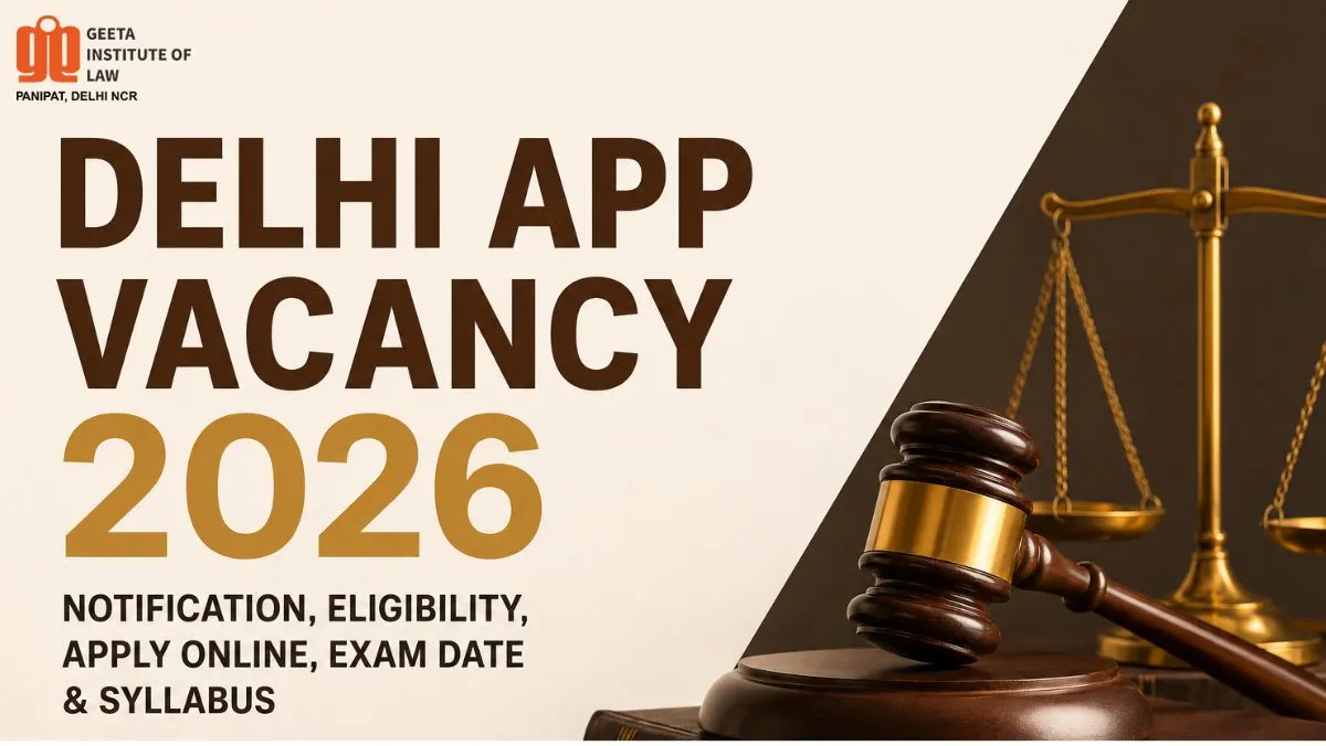 Delhi APP Vacancy 2026 notification
