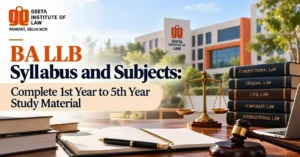 Check out the BA LLB syllabus and subjects