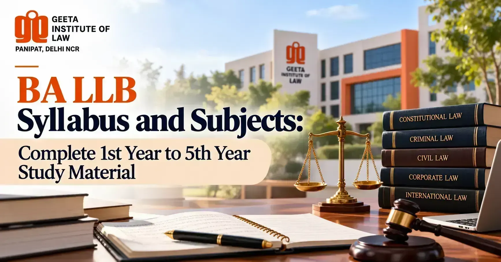 Check out the BA LLB syllabus and subjects