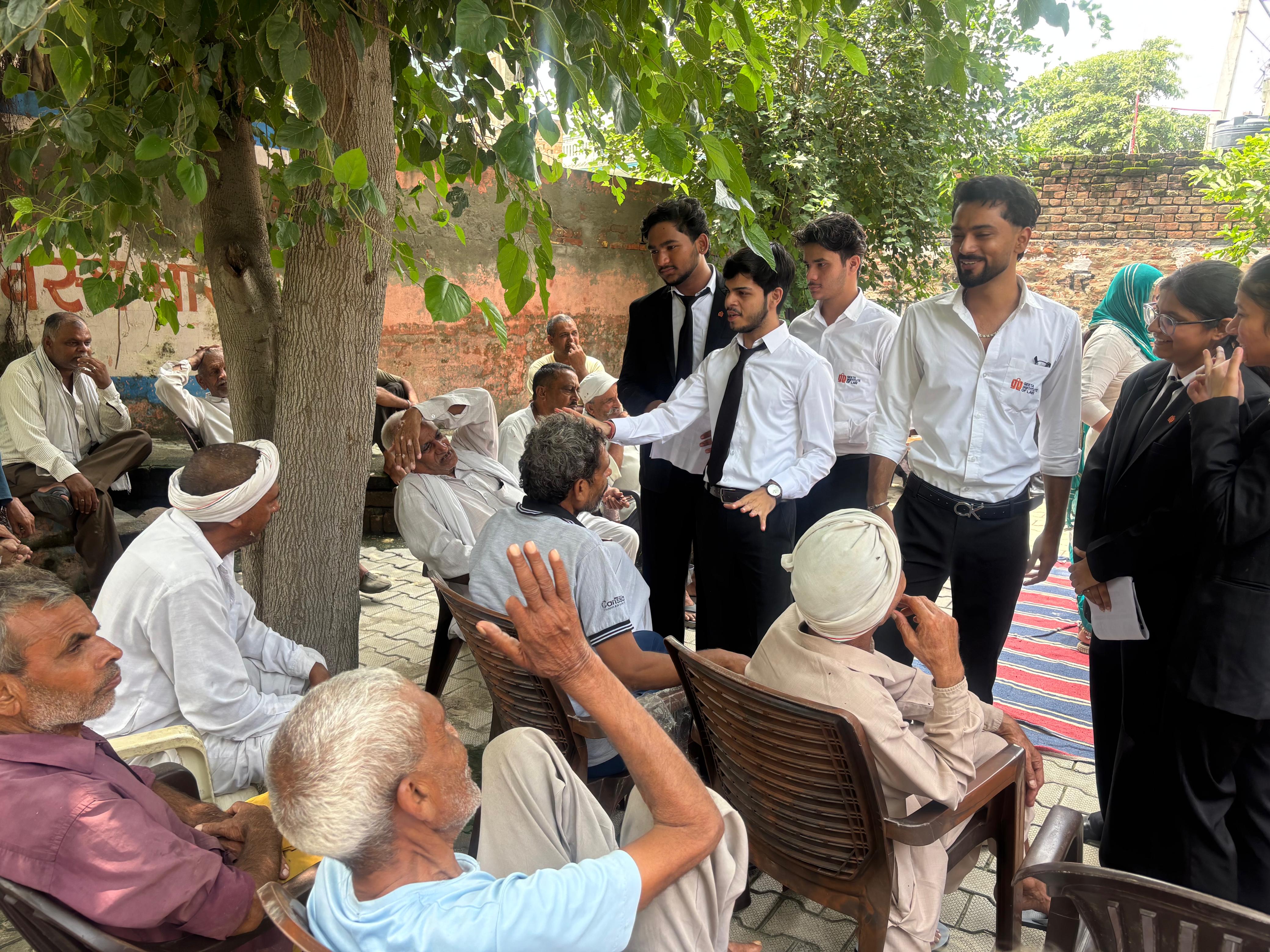 Legal Aid Activity at Palhedi Village, Government School and Anganwadi, Panipat