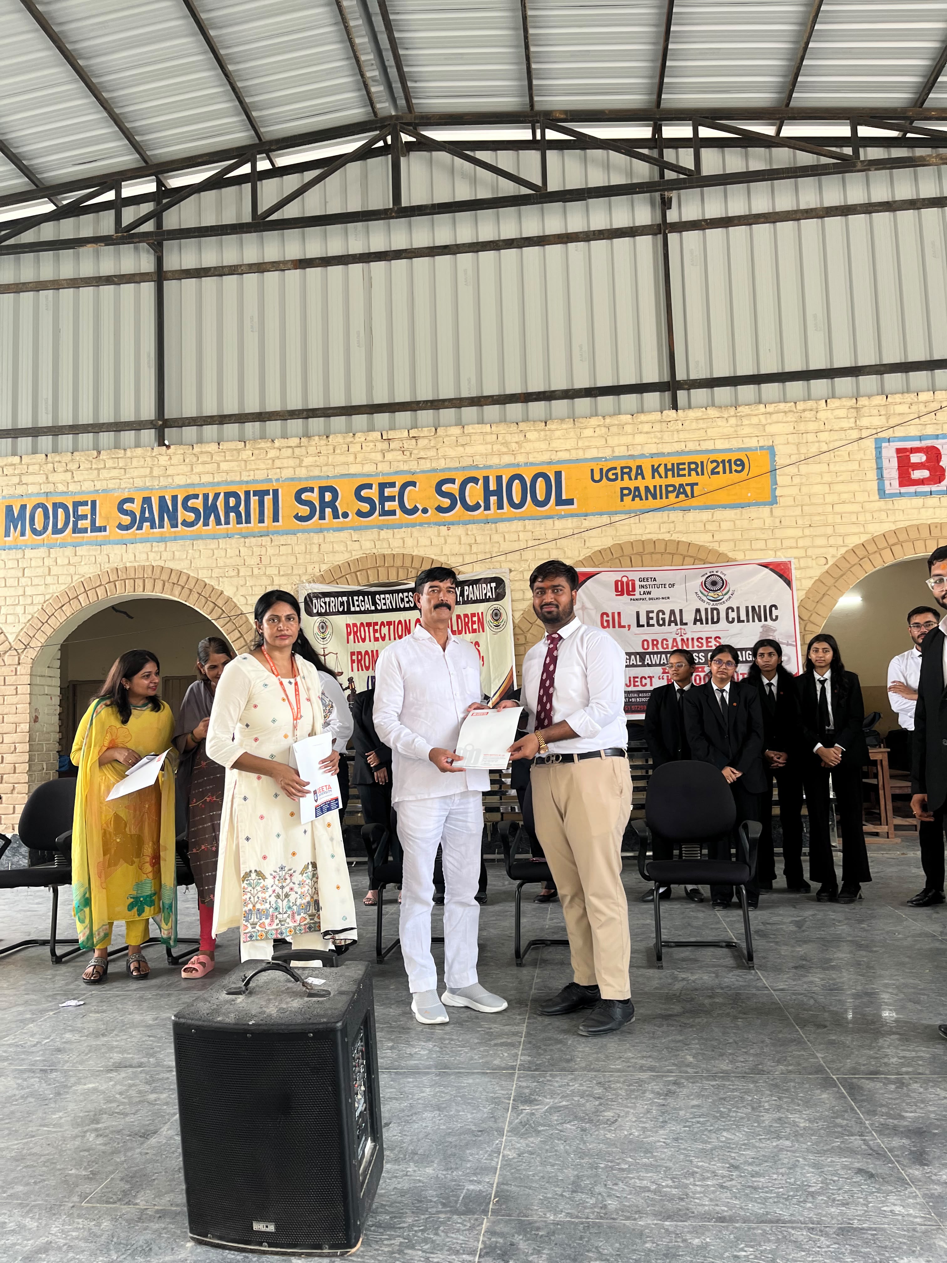 Legal Aid Activity at Ugrakhedi GSSS, Panipat
