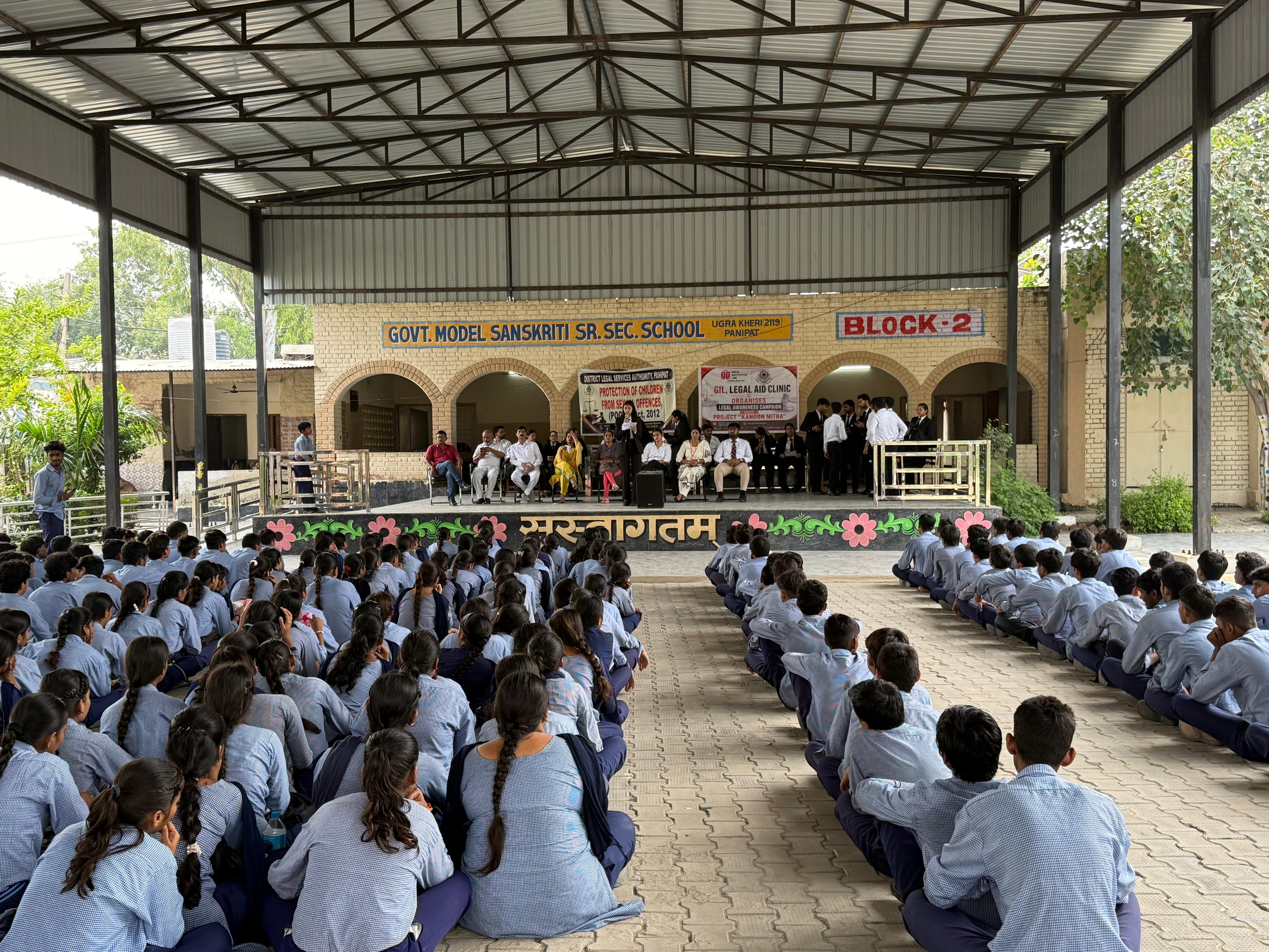 Legal Aid Activity at Ugrakhedi GSSS, Panipat