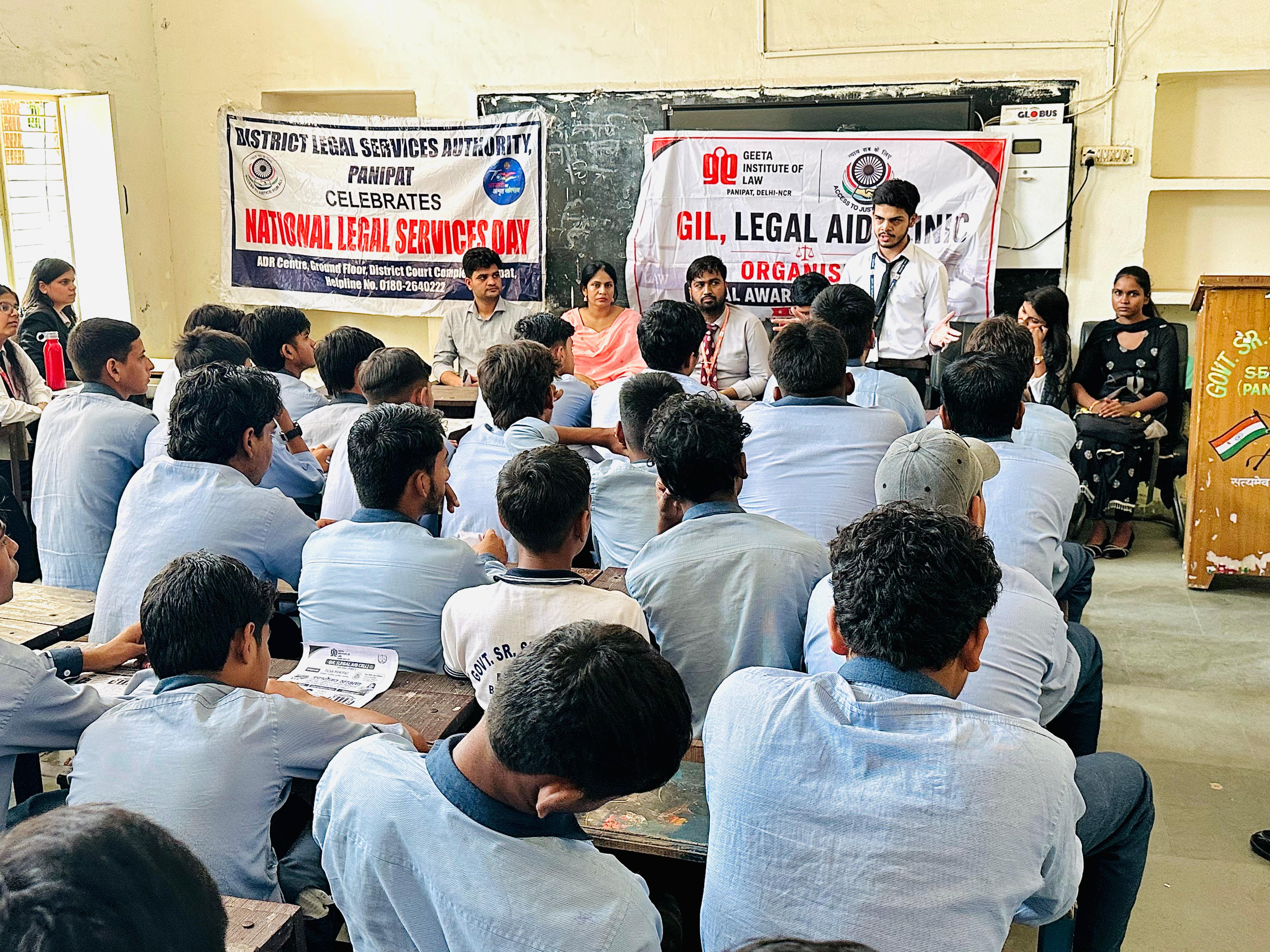 Legal Aid Activity at Sewha GSSS, Panipat