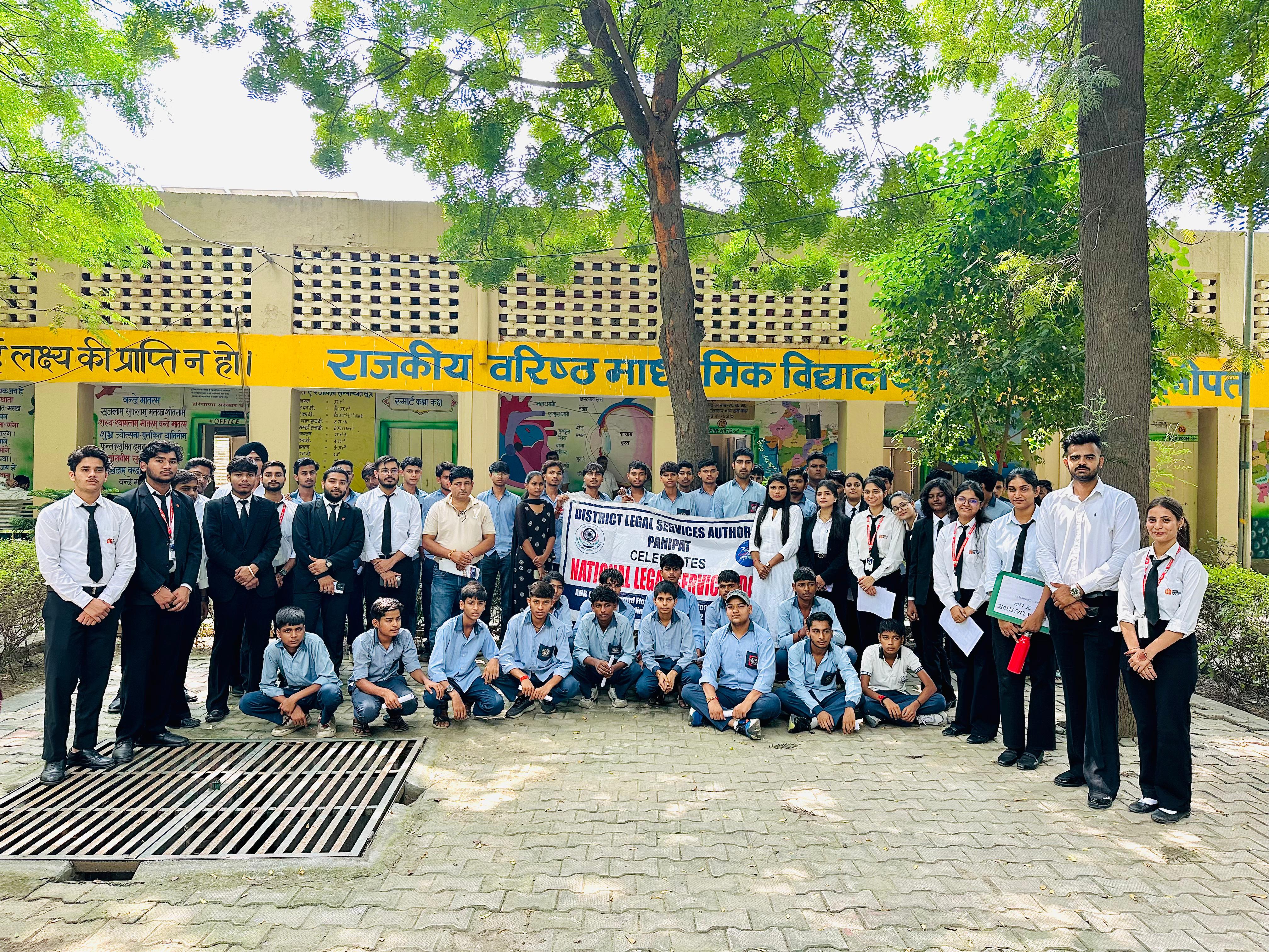 Legal Aid Activity at Sewha GSSS, Panipat
