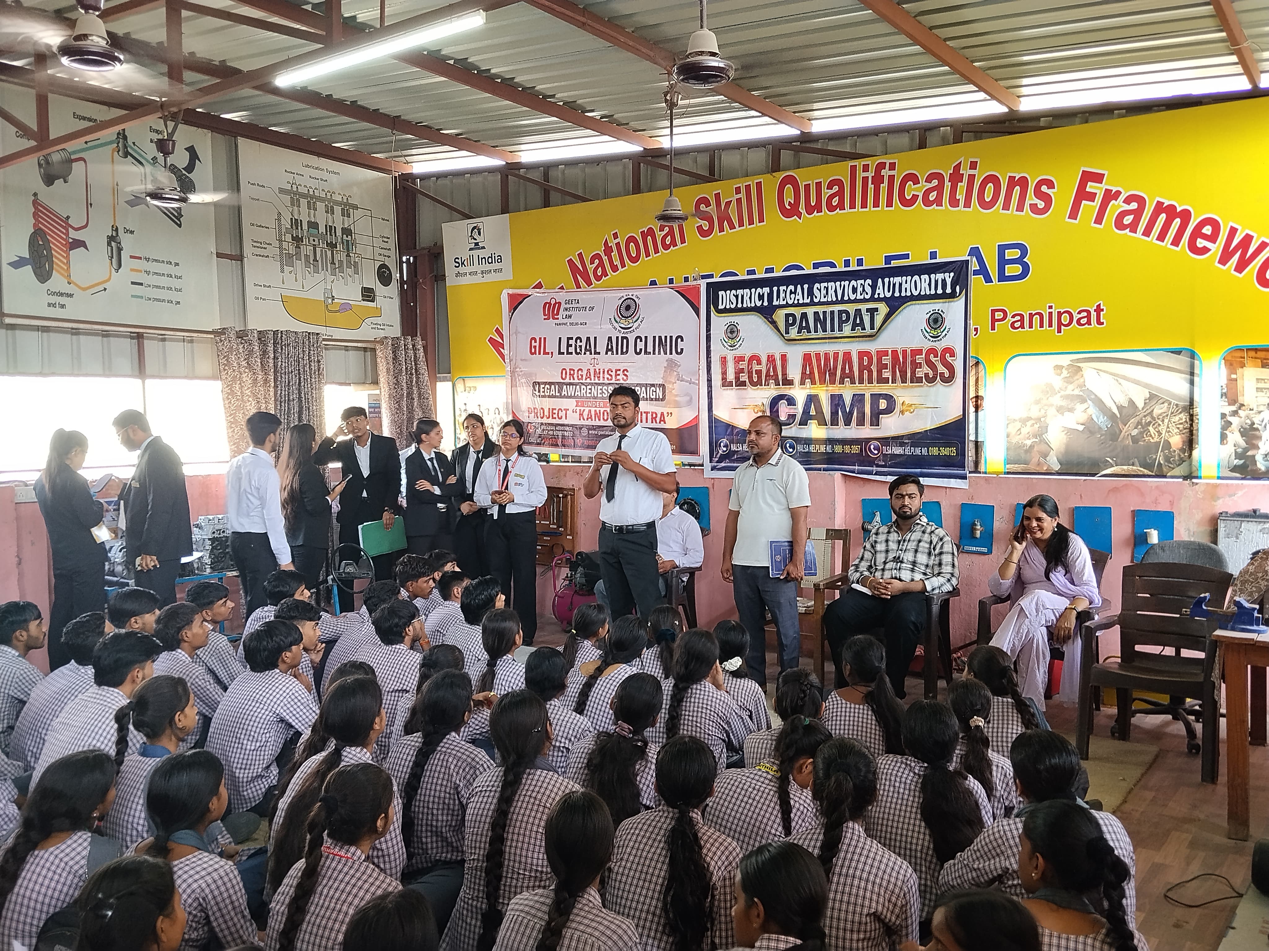 Legal Aid Activity at Tehsil Camp, GSSS, Panipat