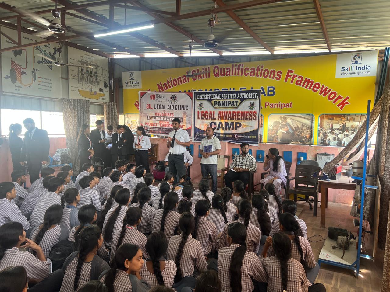 Legal Aid Activity at Tehsil Camp, GSSS, Panipat