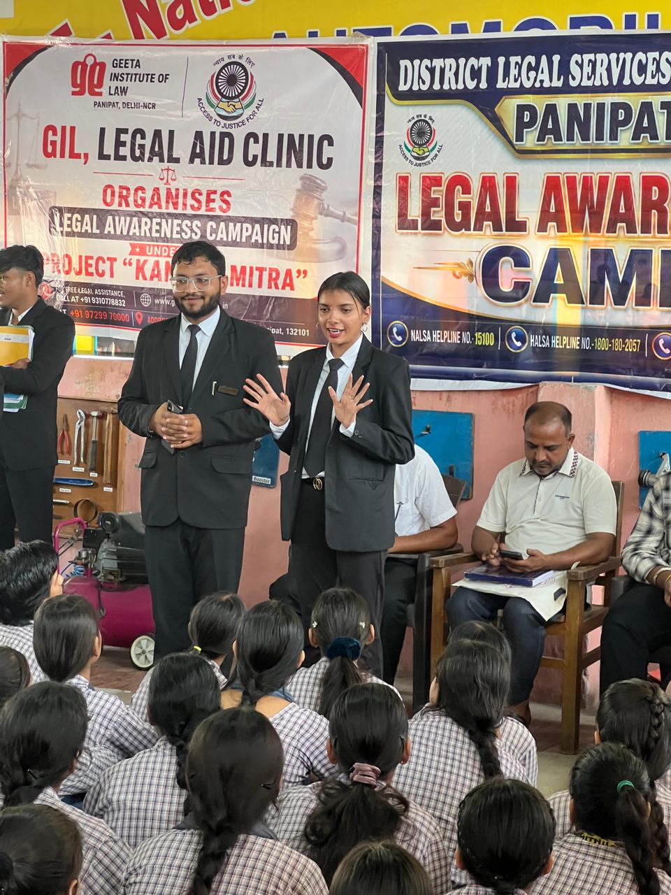 Legal Aid Activity at Tehsil Camp, GSSS, Panipat