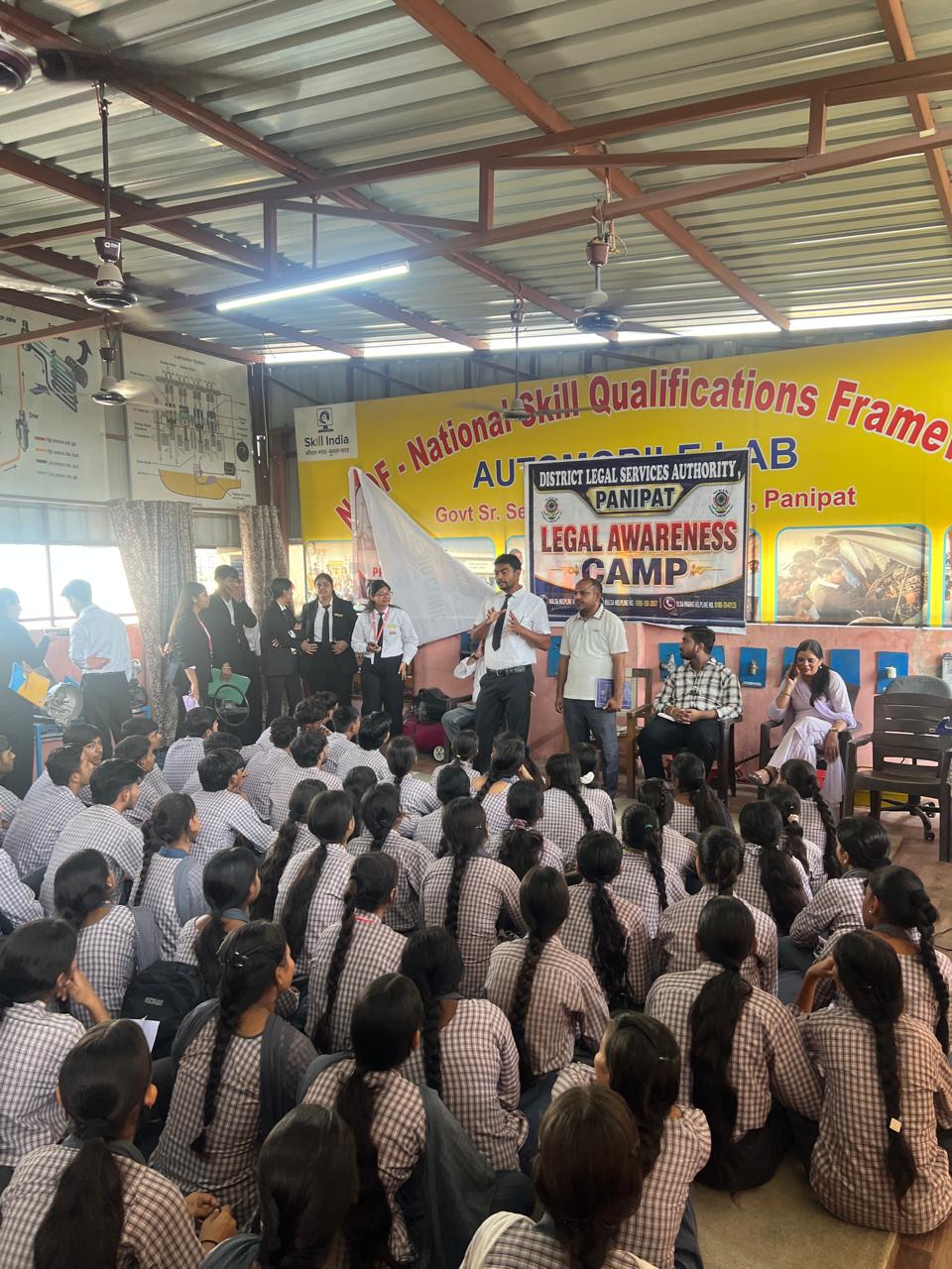 Legal Aid Activity at Tehsil Camp, GSSS, Panipat