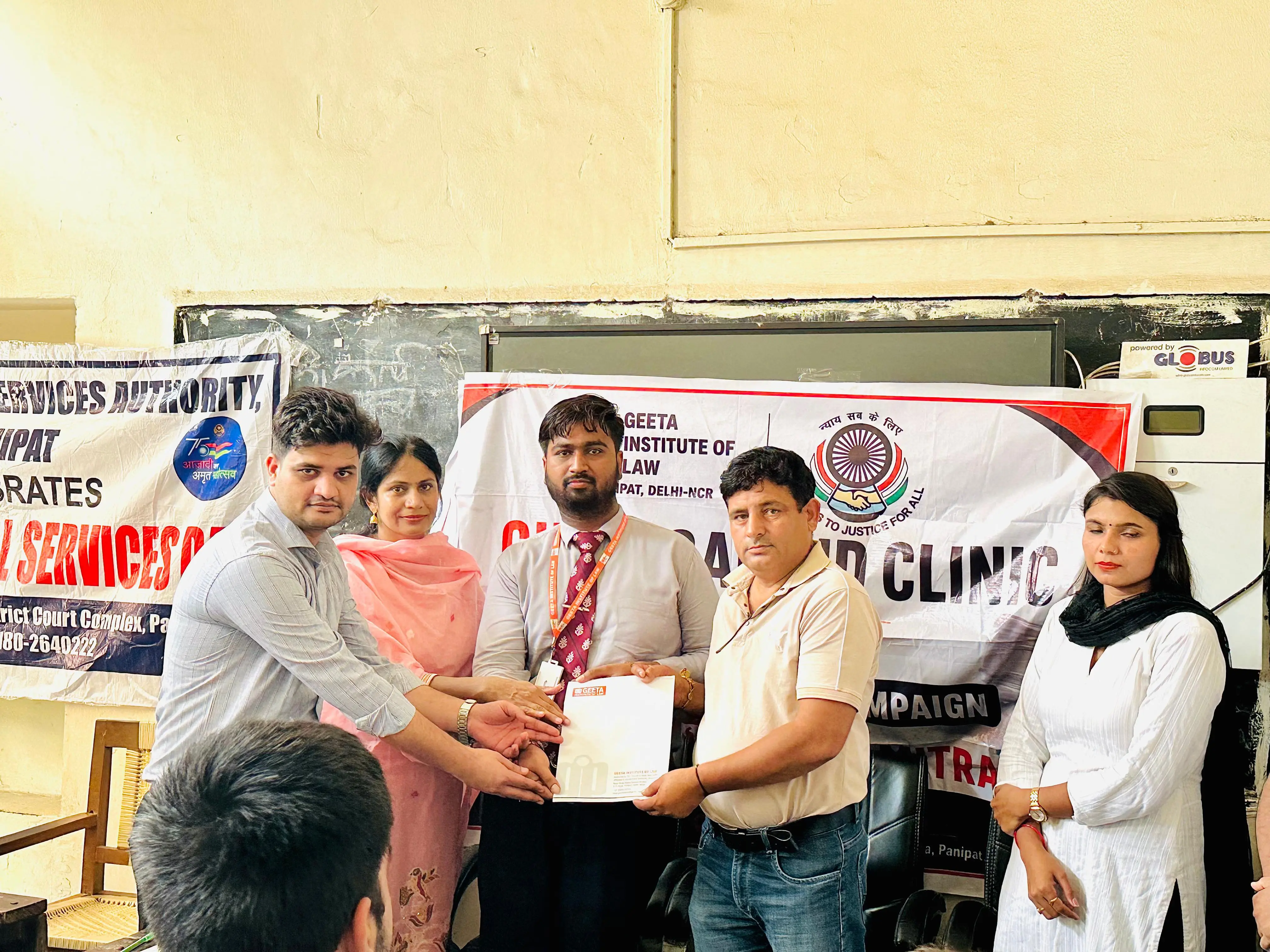 Legal Aid Activity at Sewha GSSS, Panipat