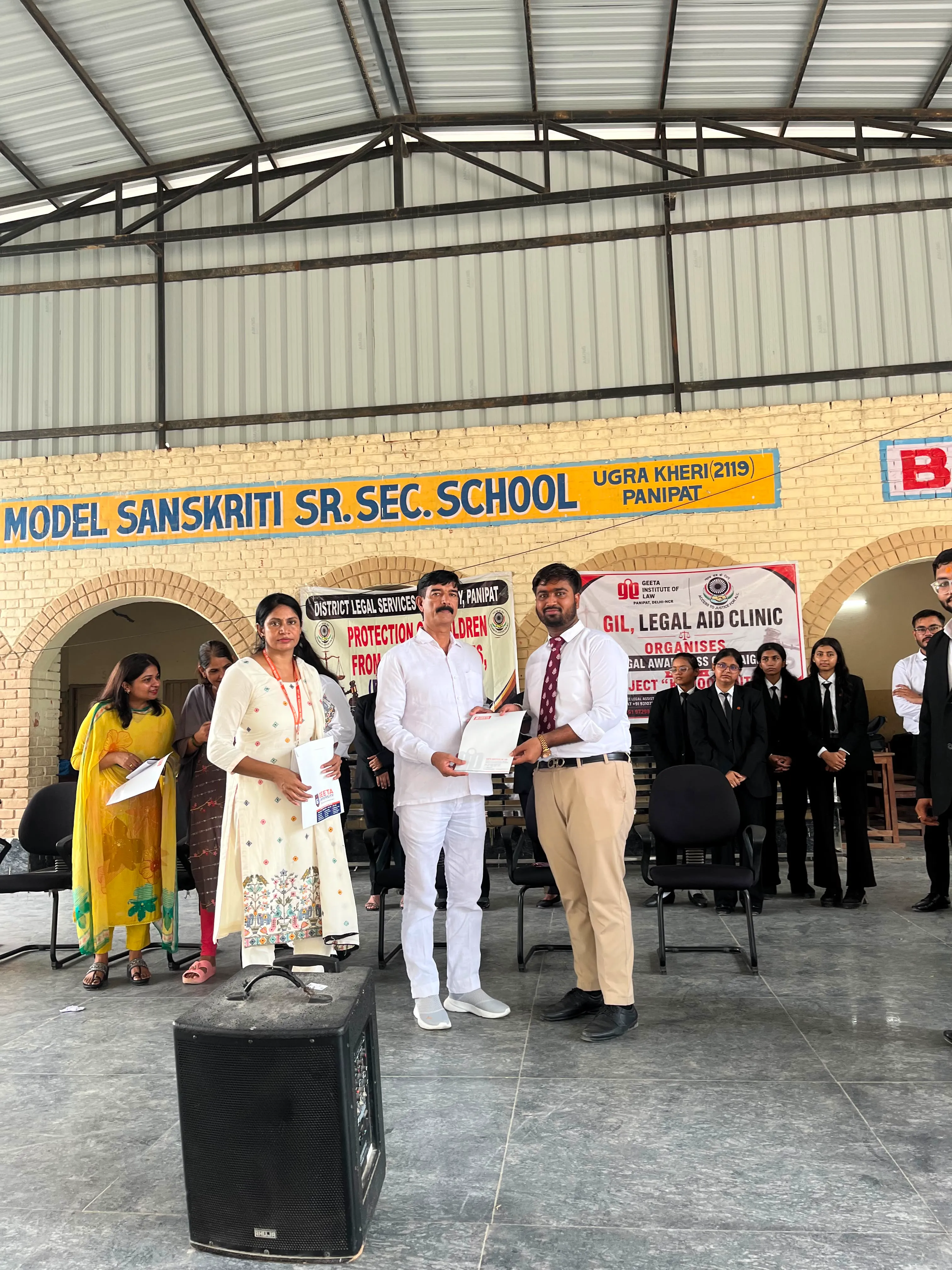 Legal Aid Activity at Ugrakhedi GSSS, Panipat